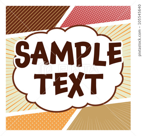 Background material _ cartoon _ colorful 105545640