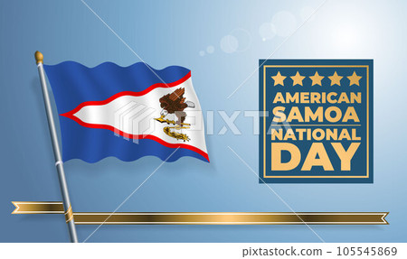American Samoa National Day, celebration template banner 105545869