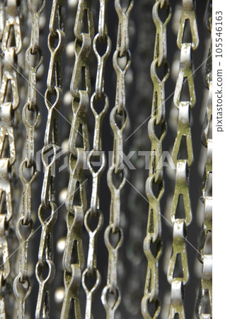 Closeup of a Metal Chain Closeup of a Metal Chain 105546163