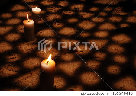 candle light in church candle light in church 105546416