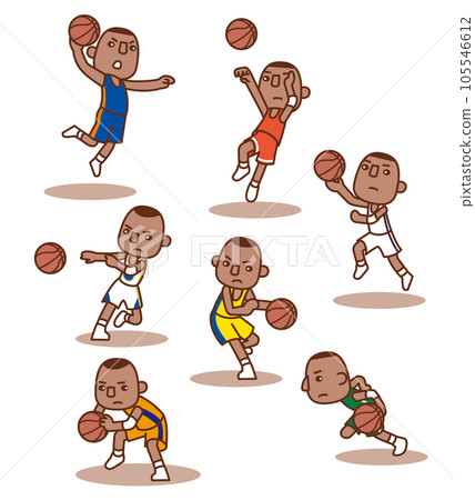 可愛的籃球插畫合集 可愛的籃球插畫合集 105546612