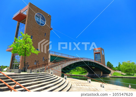 [Toyama Prefecture] Fugan Canal Kansui Park in sunny weather 105547620