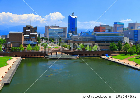 [Toyama Prefecture] Sunny Fugan Canal Kansui Park (Spring and Waterfall Square) 105547652