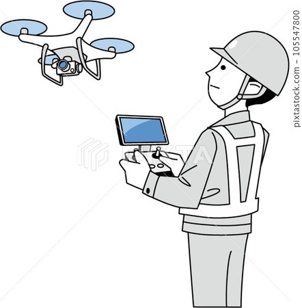 操作無人機的工人 105547800