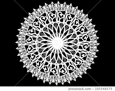 Round lace material Round lace material 105548575