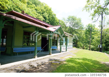 北海道神威古丹“老神威古丹車站”的夏日風景 北海道神威古丹“老神威古丹車站”的夏日風景 105548736