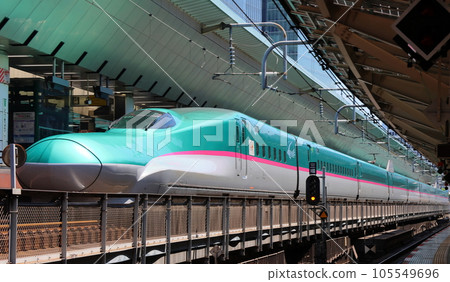 Tohoku/Hokkaido Shinkansen Series E5 Tokyo Station Platform 20 Hayabusa, Hayate, Yamabiko, Nasuno Marunouchi, Chiyoda-ku, Tokyo 105549696