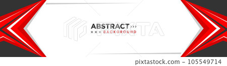 Modern abstract sport banner design with red shapes Modern abstract sport banner design with red shapes 105549714