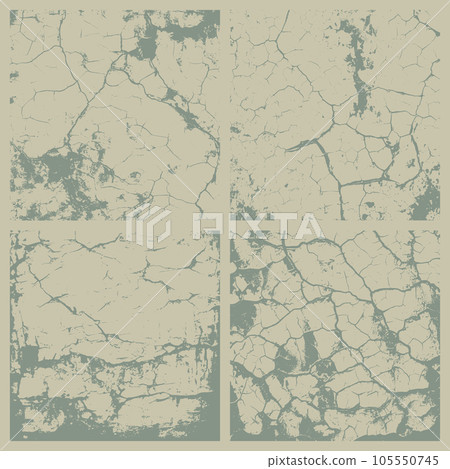 Cracked paint texture vector illustration Cracked paint texture vector illustration 105550745
