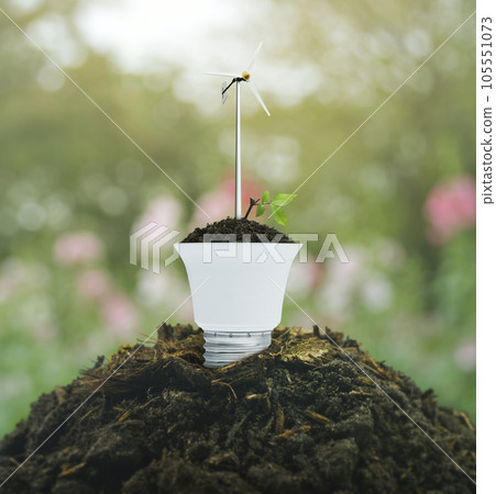 Green ecology and saving energy concept Green ecology and saving energy concept 105551073