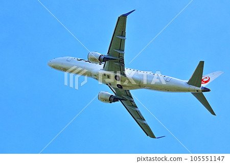 Osaka International Airport JAL Airplane Takeoff Ready Sky Park Osaka International Airport JAL Airplane Takeoff Ready Sky Park 105551147