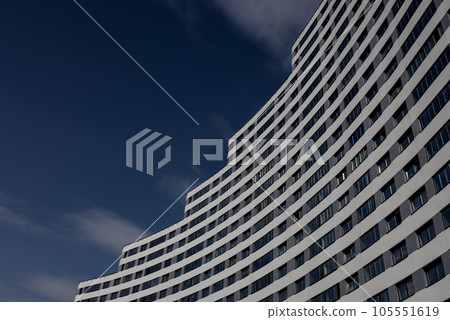 Modern apartment building 105551619