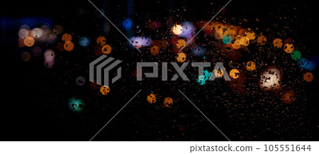 abstract cityscape light bokeh background. abstract cityscape light bokeh background. 105551644