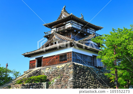 [福井縣]晴天的丸岡城（現有12座塔樓） 105552273
