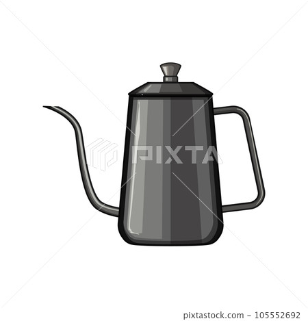 coffee steel drip kettle cartoon vector illustration coffee steel drip kettle cartoon vector illustration 105552692