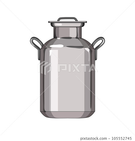 bucket metal milk can cartoon vector illustration bucket metal milk can cartoon vector illustration 105552745