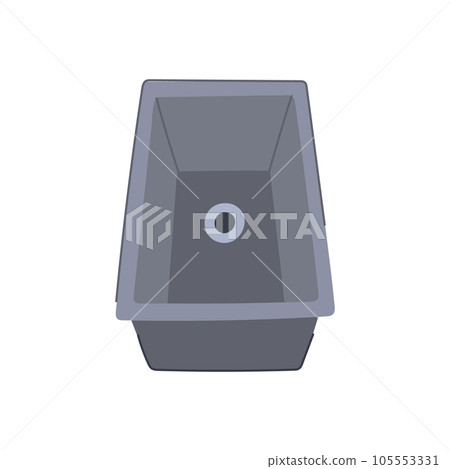 faucet sink ceramic cartoon vector illustration 105553331