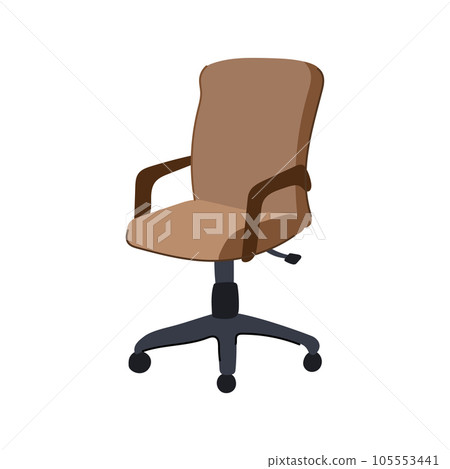 table office chair cartoon vector illustration 105553441