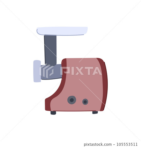 metal meat grinder cartoon vector illustration 105553511