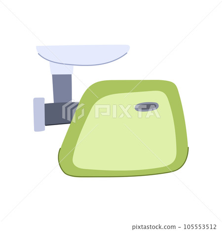 machine meat grinder cartoon vector illustration 105553512