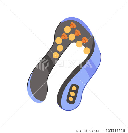 back massage neck cartoon vector illustration 105553526