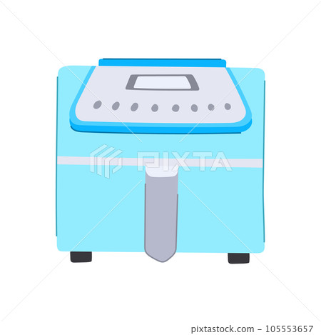 air fryer cooking cartoon vector illustration air fryer cooking cartoon vector illustration 105553657