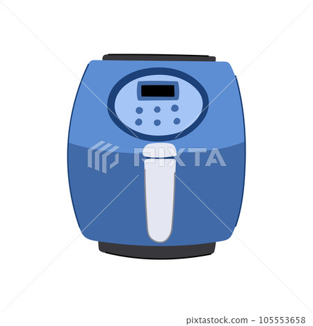 kitchen fryer cooking cartoon vector illustration kitchen fryer cooking cartoon vector illustration 105553658