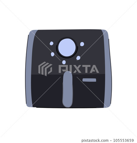 cook fryer cooking cartoon vector illustration cook fryer cooking cartoon vector illustration 105553659