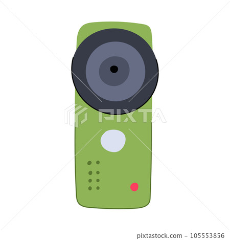 gopro action camera cartoon vector illustration 105553856