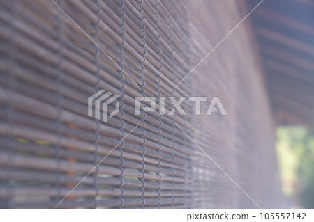 Nostalgic scenery, bamboo blind image 105557142