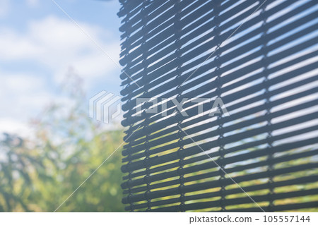 Nostalgic scenery, bamboo blind image 105557144