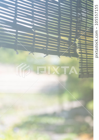 Nostalgic scenery, bamboo blind image 105557155