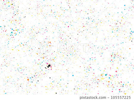 Abstract splatter color on white background. Vector illustration 105557225