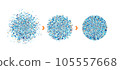 Big data visual information background. Social network concept. Connection vector background. 105557668