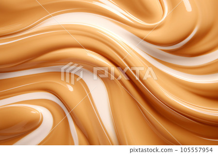 Swirling Caramel Texture: A Closeup of a Delicious and Edible Background Swirling Caramel Texture: A Closeup of a Delicious and Edible Background 105557954
