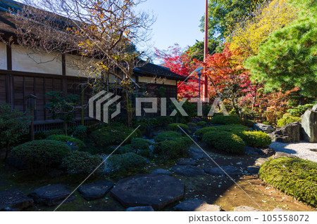 秋天的小江戶川越 北院極水之庭的紅葉 105558072