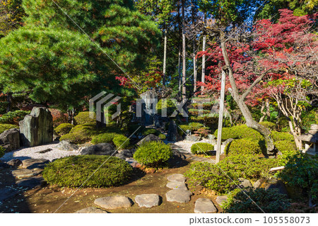秋天的小江戶川越 北院極水之庭的紅葉 105558073
