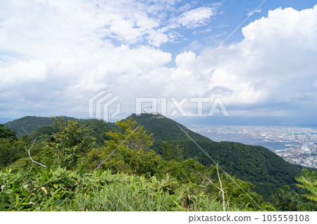 從千疊敷城遺址眺望函館山 從千疊敷城遺址眺望函館山 105559108
