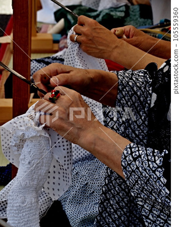 Scenery of the Arimatsu Shibori Festival Scenery of the Arimatsu Shibori Festival 105559360