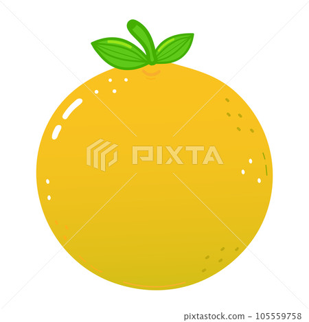 Grapefruit character. Vector hand drawn cartoon kawaii character illustration icon. Isolated on white background. Grapefruit character concept Grapefruit character. Vector hand drawn cartoon kawaii character illustration icon. Isolated on white background. Grapefruit character concept 105559758