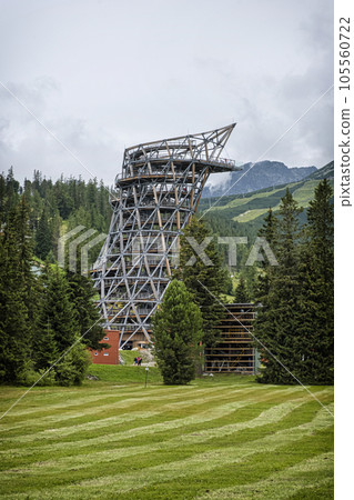 Tower of dreams, Strbske pleso, Slovakia, seasonal natural scene Tower of dreams, Strbske pleso, Slovakia, seasonal natural scene 105560722