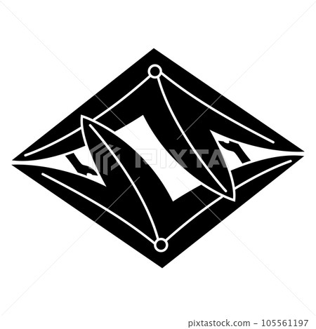 It's a family crest. My name is Omodaka Hishi. It's a family crest. My name is Omodaka Hishi. 105561197