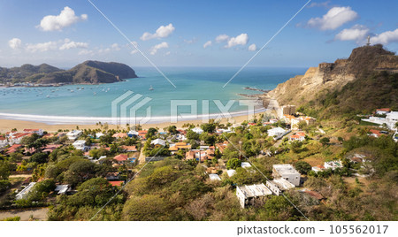 Bay with blue water in Nicaragua Bay with blue water in Nicaragua 105562017