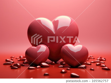 Love Sweet Whispers. A Heart-Centric Concept Filled with Warmth and Endearment. 105562757