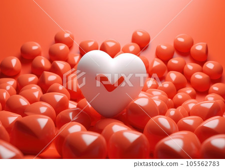 Sugar-Coated Love. Embracing the Sweetness of Love with a Heartfelt Concept 105562783