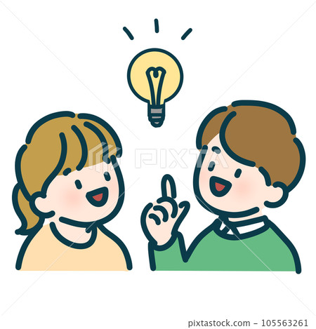 Inspiring man and woman 105563261
