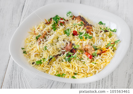 Bowl of biryani Bowl of biryani 105563461