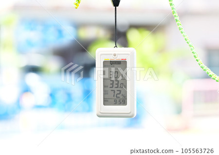 熱指數WBGT中暑儀中暑預防圖片素材 熱指數WBGT中暑儀中暑預防圖片素材 105563726