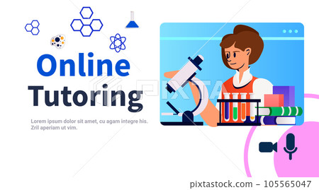 student making chemical experiments in virtual lab scientist researcher using microscope distance learning online tutoring student making chemical experiments in virtual lab scientist researcher using microscope distance learning online tutoring 105565047
