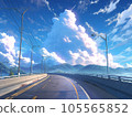 Expressway and blue sky 105565852
